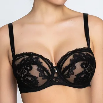 Podprsenka Lise Charmel - Desirs de Venise podprsenka vyšší 3/4 nevyztužená noir 75D BCJ3035