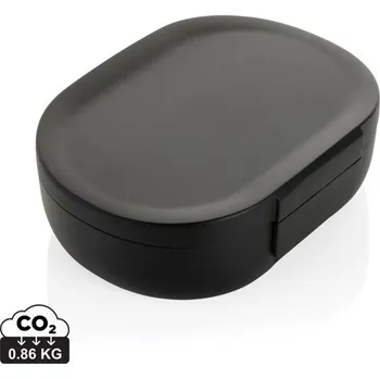 Svačinový box Krabička na jídlo Avira Atlas 700ml z RCS recykl. plastu - Černá