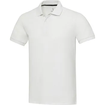 Pánské tričko Emerald unisex recyklovaná polokošile s krátkým rukávem - Bílá / 3XL