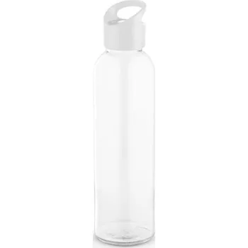 Láhev PORTIS GLASS. Skleněná láhev s PP uzávěrem 500 ml - Bílá