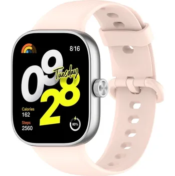 Příslušenství k chytrým hodinkám VSECHNONAMOBIL 101528 SILICONE Vyměnitelný řemínek pro Xiaomi Redmi Watch 5 světle růžový