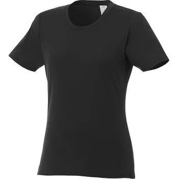 Dámské triko Heros s krátkým rukávem - Černá / 4XL