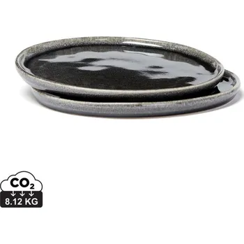 Talíř Talíř 26,5 cm, sada 2 ks VINGA Nomimono - Černá