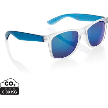 Sluneční brýle Sluneční brýle Gleam z RCS recykl. PC se zrcadlovými sklíčky - Modrá / Bílá