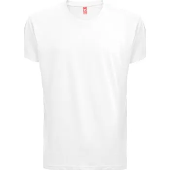 Pánské tričko THC FAIR WH. 100% bavlněné tričko. Bílá barva - Bílá / M