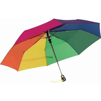Automatický Skládací Deštník Prima - Duhový