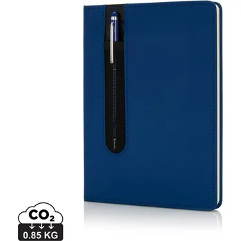 Zápisník Poznámkový blok A5 Deluxe se stylusovým perem - Námořní Modř