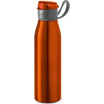 Láhev KORVER. Hliníková sportovní láhev o objemu 650 ml - Oranžová