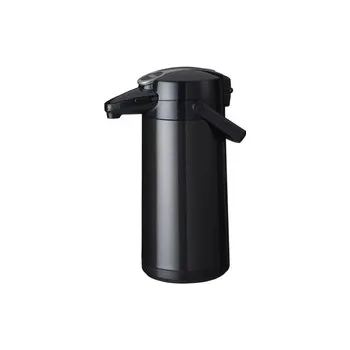 Termoska TLAKOVÁ TERMOSKA AIRPOT FURENTO PLAST ČERNÁ 2,2 L - VNITŘNÍ NÁDOBA SKLENĚNÁ