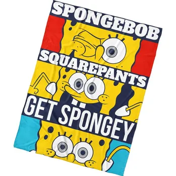 deka Dětská deka Sponge Bob Squarepants 130x170 cm
