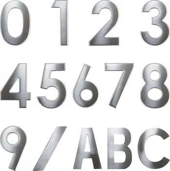 Domovní číslo RN.75L.8.N číslice nerez