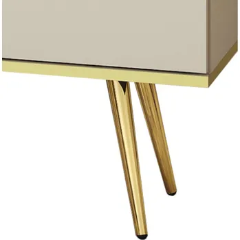 Televizní stolek Nohy k TV stolku ORO 135 cm 4 ks zlaté