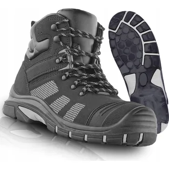 Pracovní obuv Pracovní obuv kotníková, bezpečnostní BOZP s ocelovou špičkou VM MASKAT S1P HRO SRA velikost 45