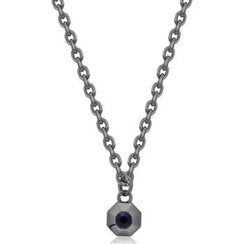 Módní doplněk S'Agapõ Ocelový náhrdelník pro muže Snap SNP02 + 2 měsíce na vrácení zboží