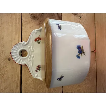 Stolování Závěsná porcelánová dóza - květy