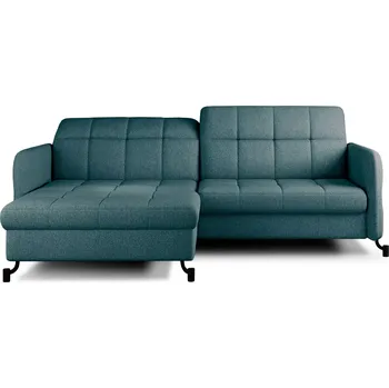 Sedací souprava Rohová rozkládací sedací souprava LORELLE 225 cm Grande 75 modrá levá