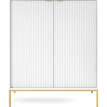 Komoda Komoda Nova 104 cm bílá/zlatá
