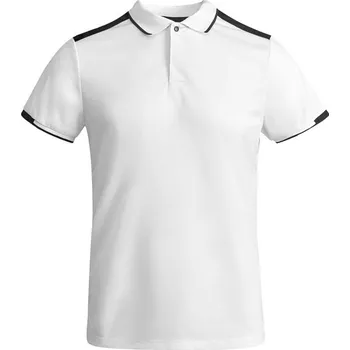 Pánská košile Tamil&nbsp;pánská sportovní polokošile s krátkým rukávem - Bílá / Černá / roly-3XL