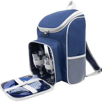 turistický batoh Batoh Na Piknik Outside - Modrá / Šedá