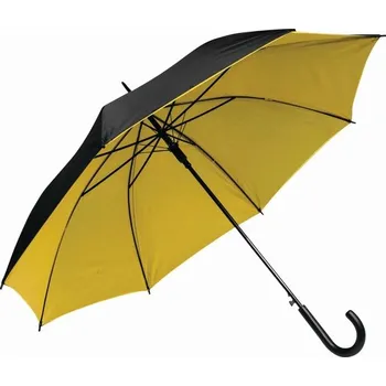 Automatický Holový Deštník Doubly - Černá / Žlutá