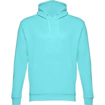 Pánská mikina THC PHOENIX. Mikina (unisex) s kapucí z bavlny a polyesteru - Tyrkysově Zelená / XXL