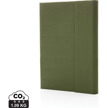 Zápisník Portfolio A5 s magnetickým zapínáním Impact z RPET AWARE™ - Zelená