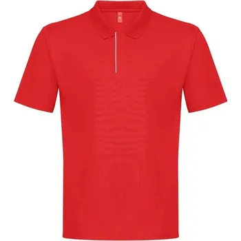 Pánské tričko THC DYNAMIC. Polo tričko pro muže s technickými vlastnostmi - Červená / XXL