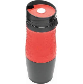 Termohrnek Dvoustěnný Cestovní Termohrnek Golden Dream - Černá / Červená