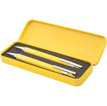 Sada kuličkového pera a mechanické tužky Twinox - Žlutá