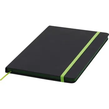 Zápisník Zápisník Lector Formátu Din A5 - Černá / Světle Zelená