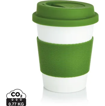 PLA hrnek - Zelená / Bílá