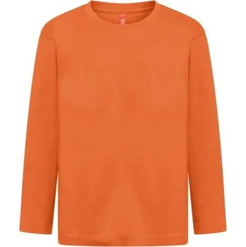 Dívčí tričko THC BUCHAREST KIDS. Tričko s dlouhým rukávem - Terakota / 10