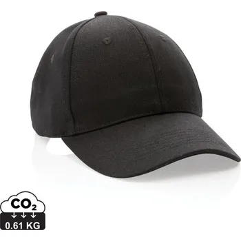 Čepice 6 dílná kšiltovka Impact z 280g recyklované bavlny AWARE™ - Černá