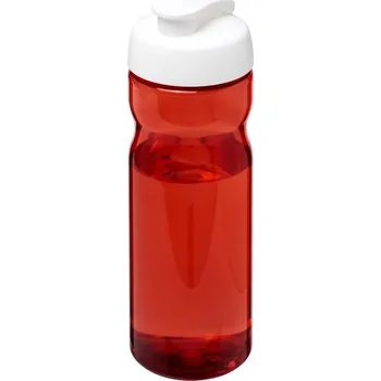 Sportovní lahev H2O Active® Base Tritan™ o objemu 650 ml s odklápěcím víčkem - Červená / Bílá