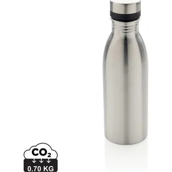 Láhev Láhev na vodu z RCS recyklované nerezové oceli - Stříbrná