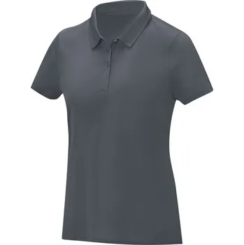 Deimos, dámské polo cool fit s krátkým rukávem - Bouřková šedá / 3XL