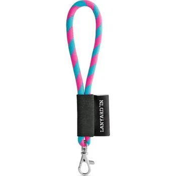 Lanyard Tube Short Set. Standardní modely - Fluorescenční Růžová / Světle Modrá