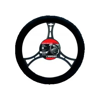 Potah sedadla CARPOINT Potah volantu Suede černé