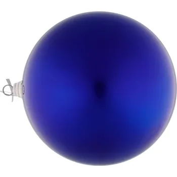 Velikonoční dekorace DECOLED Plastová koule, prům. 40 cm, modrá, lesklá