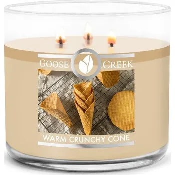 Svíčka Svíčka 0,41 KG WARM CRUNCHY CONE, aromatická v dóze, 3 knoty|Goose Creek