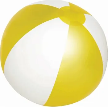 Nafukovací míč Nafukovací Plážový Míč Atlantic Shiny - Bílá / Žlutá