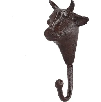 Věšák Háček COW, litina, 9x6x13cm|Esschert Design