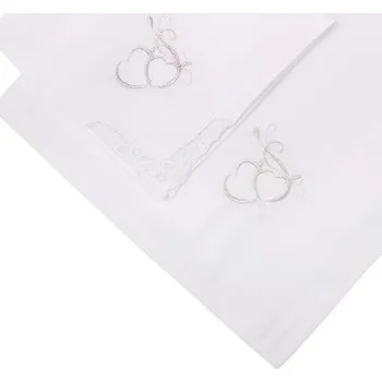 Látkový kapesník Dámský kapesník svatební Etex L23 1 ks - bílý