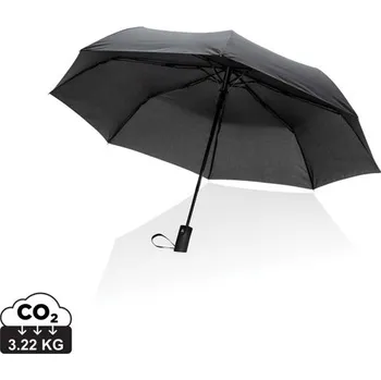 Deštník 21" auto-open deštník Impact ze 190T RPET AWARE™ - Černá