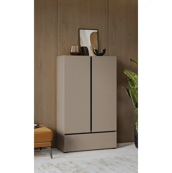 Komoda Prádelník Cross - congo / černá