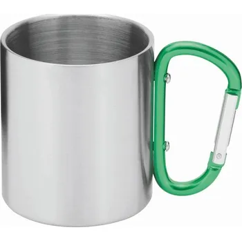 Termohrnek Hrnek Z Nerezové Oceli Hiking Day - Stříbrná / Zelená