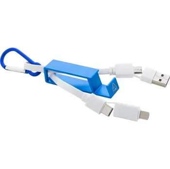 Datový kabel Usb Nabíjecí Kabel Cappy - Modrá