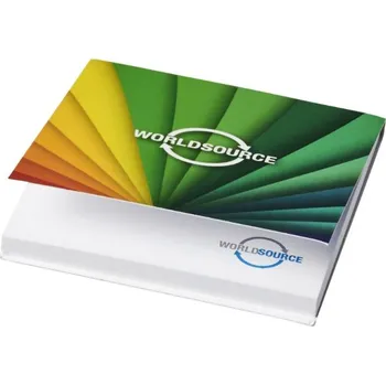 Samolepící bloček Samolepicí lístečky s měkkými deskami Sticky-Mate® 75x75mm - Bílá / 100 stran