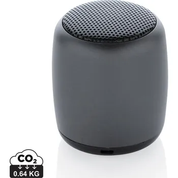 Mini hliníkový bezdrátový reproduktor 3W - Antracitová