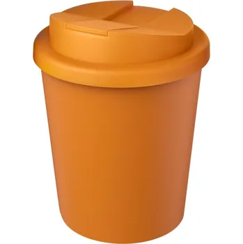 Termohrnek Hrnek z recyklátu o objemu 250 ml s víčkem odolným proti rozlití Americano® Espresso Eco - Oranžová